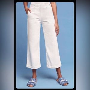 Adriano Goldschmied White‎ The Juliette Trouser Cropped. Size 28